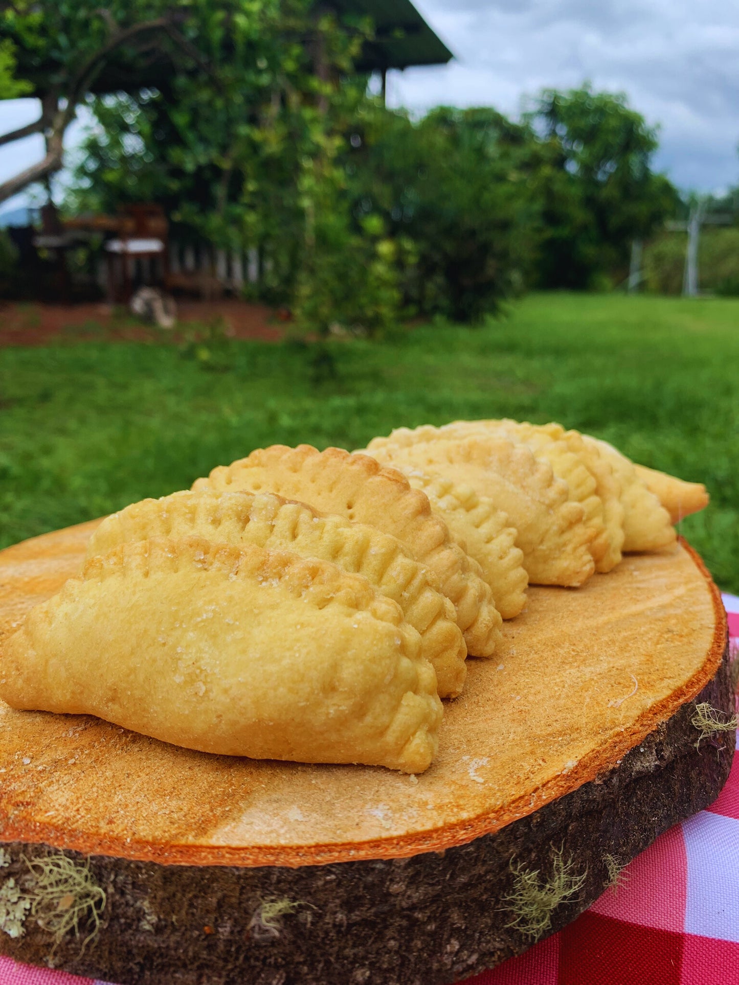 Empanadas de dulce de leche