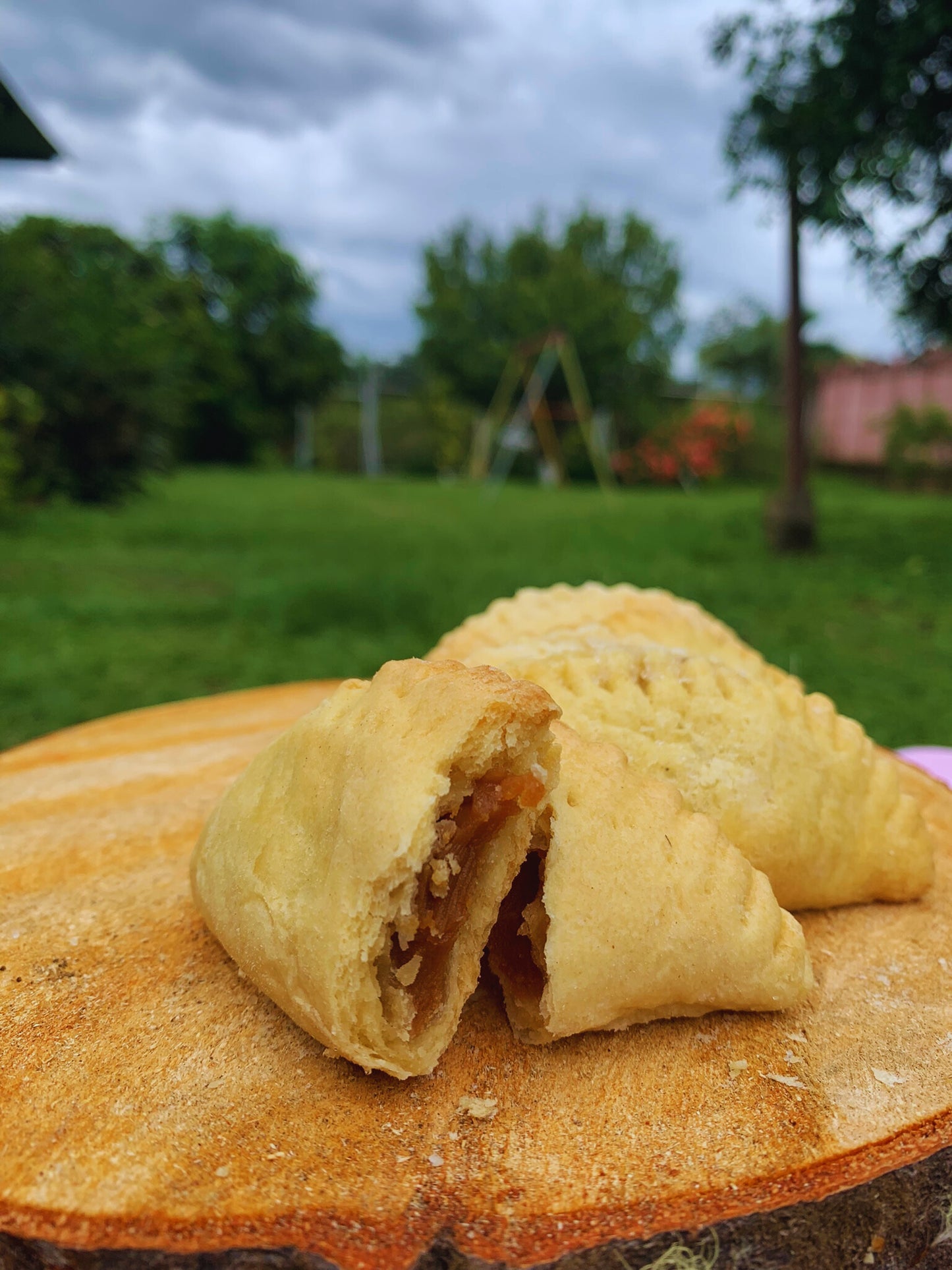 Empanadas de dulce de leche